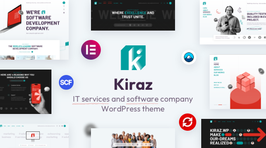 Kiraz – IT services and software WordPress theme