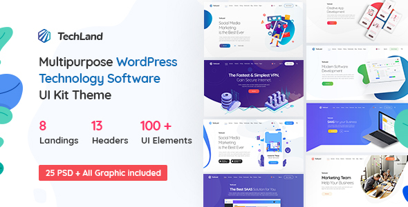 Techland – Multipurpose Technology Software WordPress Theme
