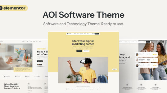 AOi – Software & Technology WordPress Theme