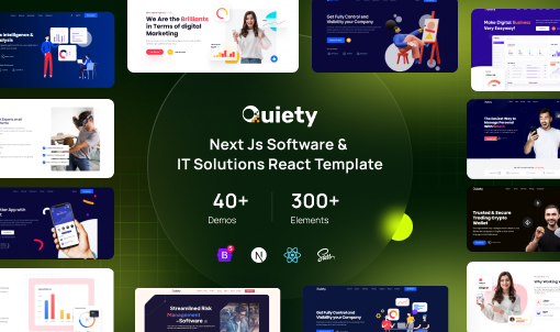 Quiety – Nextjs Software & IT Solutions Template