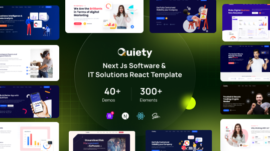 Quiety – Nextjs Software & IT Solutions Template
