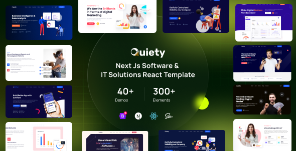 Quiety – Nextjs Software & IT Solutions Template