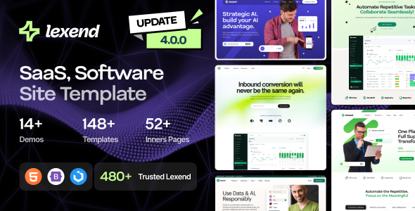 Lexend – Software, SaaS & Startup HTML5 Template