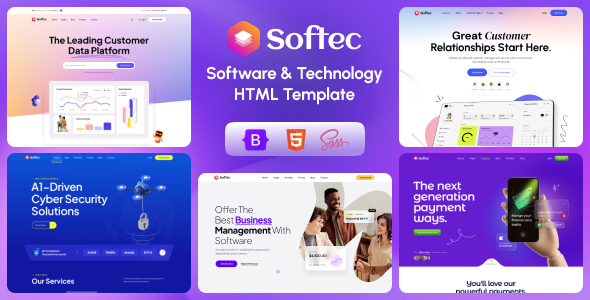 Softec – Software & Technology HTML Template