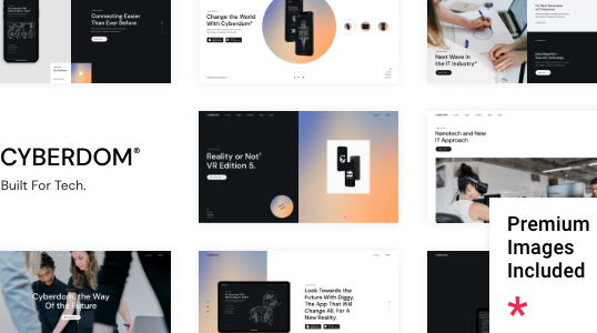 Cyberdom – Technology and Software Company WordPress Theme