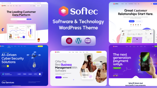 Softec – Software & Technology WordPress Theme + RTL
