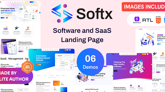 Softx – Software Landing Page