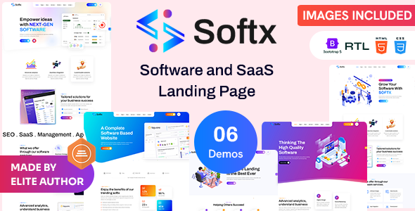 Softx – Software Landing Page