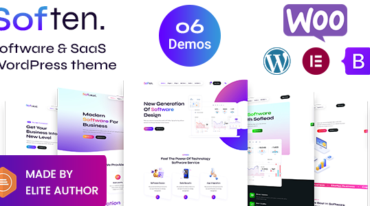 Soften – Software & SaaS WordPress Theme