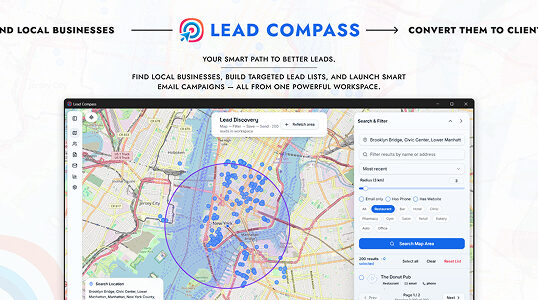 Lead Compass | Local Business Discovery and Email Outreach Software