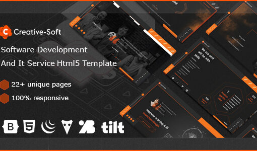 Creative-soft Software Development And It Service HTML5 Template