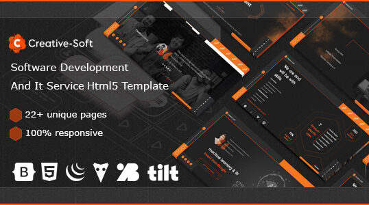 Creative-soft Software Development And It Service HTML5 Template