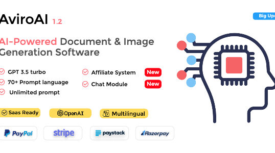 AviroAI – SaaS AI-Powered Document & Image Generation Software