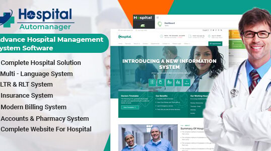 Hospital AutoManager | Advance Hospital Management System Software