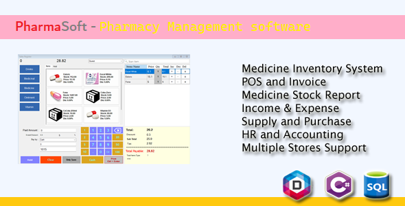 Pharmacy Management software – Pharmasoft