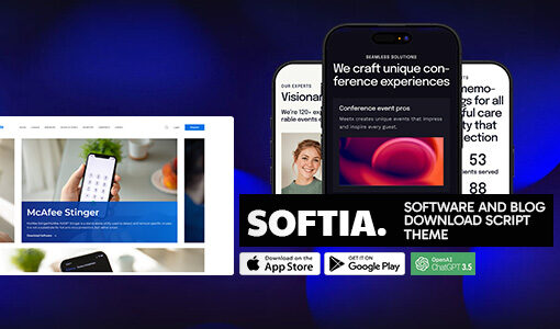 Softia – Software and Blog / Download script Theme