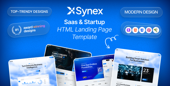 Synex – Saas, Software & Startup HTML Template