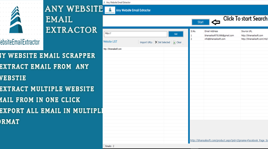All Website Email Scrapper and Extractor Software