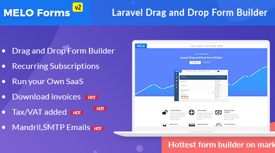 MeloForms – Laravel Drag and Drop Form Builder Software