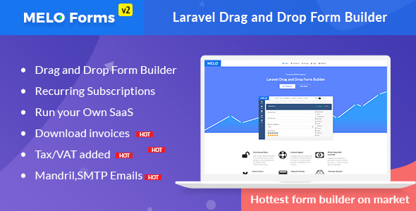 MeloForms – Laravel Drag and Drop Form Builder Software