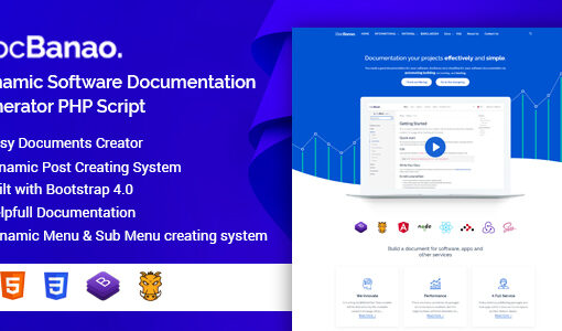 DocBanao – Dynamic Software Documentation Generator PHP Script