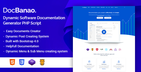DocBanao – Dynamic Software Documentation Generator PHP Script