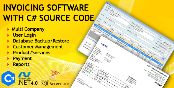 Invoicing Software with C# Source Code