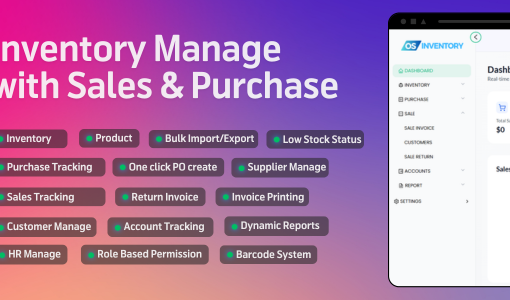 Inventory OS – Inventory Software with Shop Management