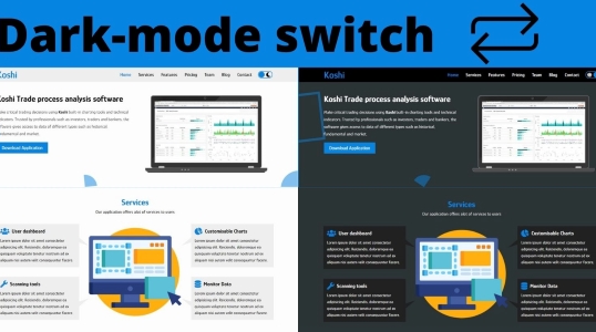 Koshi – Software Application Landing Page Template