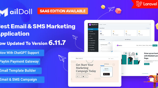 Maildoll – Email Marketing Application – A SAAS Based Email Marketing Software