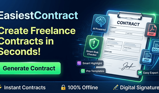 EasiestContract | Freelance Agreement Generator Software for Windows