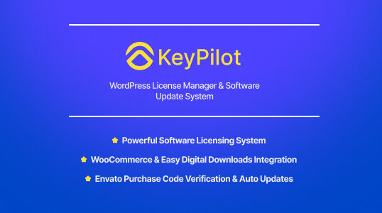 KeyPilot – WordPress License Manager & Software Update System
