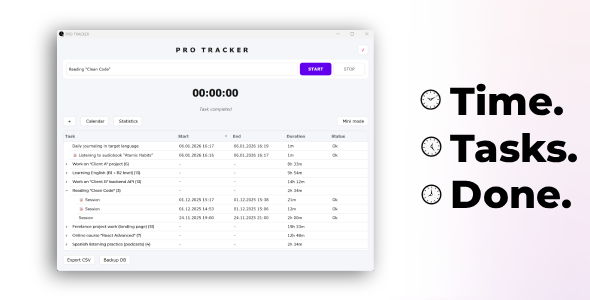 Smart Time Tracker – Offline Desktop Software for Windows